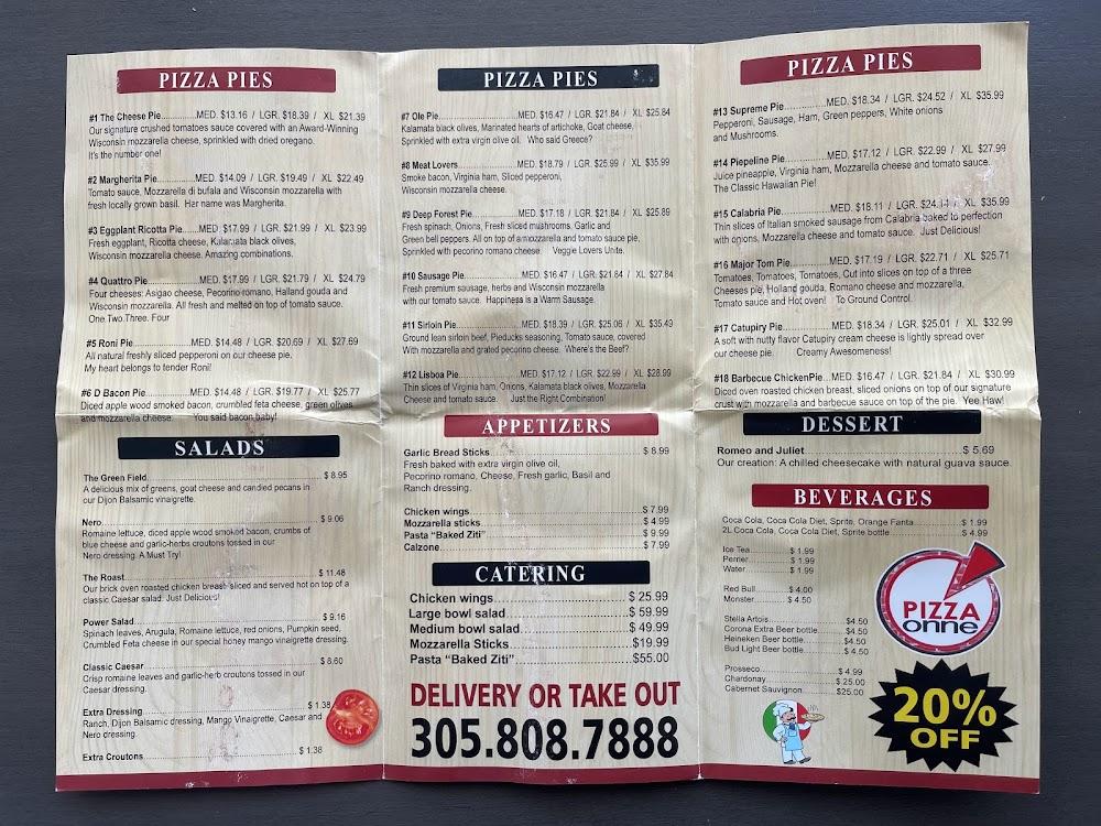 Pizza Onne Menu image 4